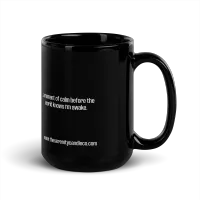 Mindful Moment Mug - Black (15 oz) – Image 2