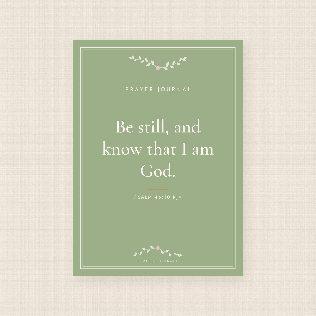 Be Still Hardcover Prayer Journal – Image 2