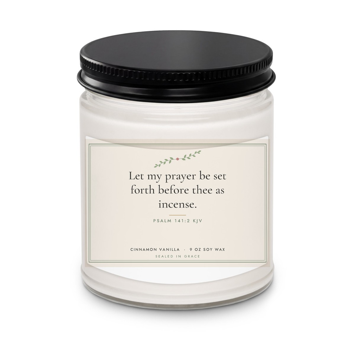 Let My Prayer Rise Soy Candle (9 oz) – Image 2