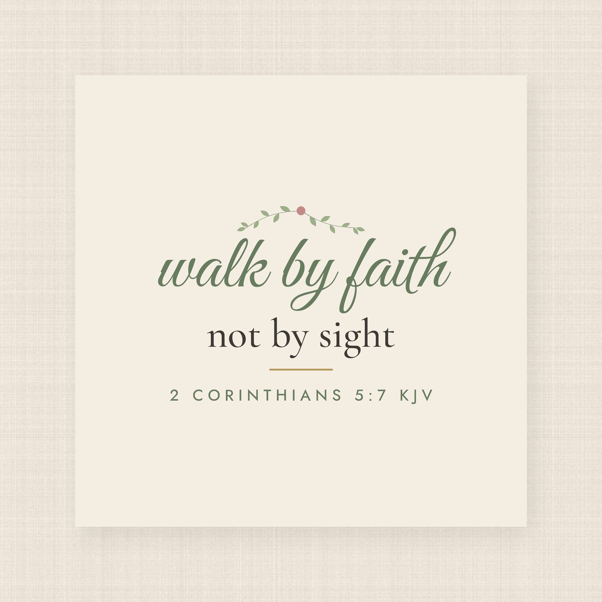 Walk by Faith Cotton Tote – Image 2