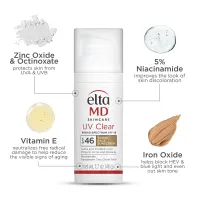 EltaMD UV Clear Tinted Broad-Spectrum SPF 46. (1.7oz tinted) – Imagen 1