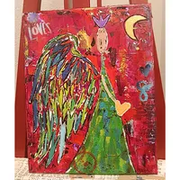 Art ~  Loves in Green ~ 8x10 Print  – Image 4