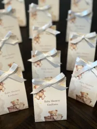 Set de 12 Velitas Osito Personalizadas para Baby Shower. – Image 4