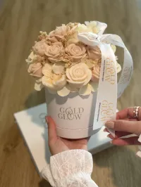  Bucket Floral de Cera – Blush Elegance. – Image 4