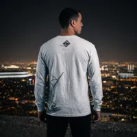 NODH 'THANK GOD' White Ship LongSleeve  – Image 2