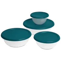 8 Piece Covered Bowls – Image 1