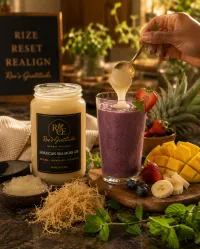 Jamaican Sea Moss Gel – Wildcrafted Mineral-Rich Wellness Support – Image 3