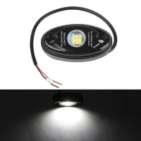 GLOWGANG 9 LED BRIGHT PURE WHITE ROCK LIGHT POD – Image 1