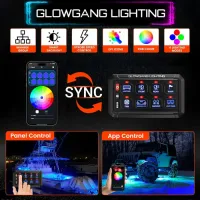 UNIVERSAL 8 GANG BLUETOOTH RGB AUXILIARY SWITCH PANEL – Image 2