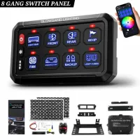 UNIVERSAL 8 GANG BLUETOOTH RGB AUXILIARY SWITCH PANEL – Image 1