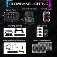 UNIVERSAL 8 GANG BLUETOOTH RGB AUXILIARY SWITCH PANEL – Image 5