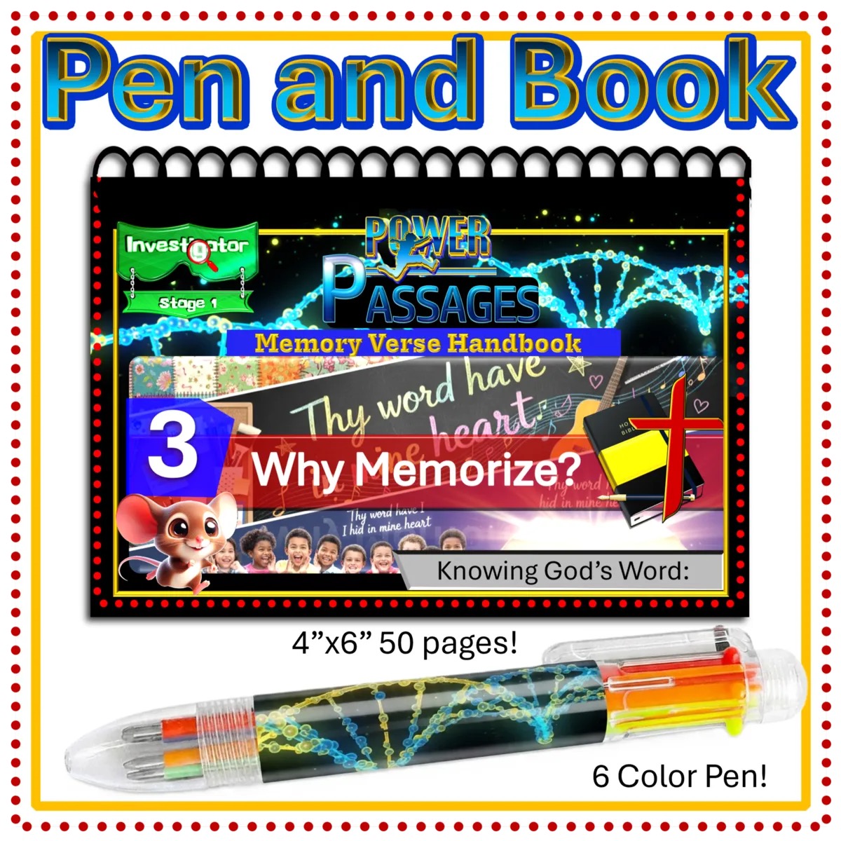 Bible Bundle™ Biology Lesson Three Memorizing God's Word – Image 2