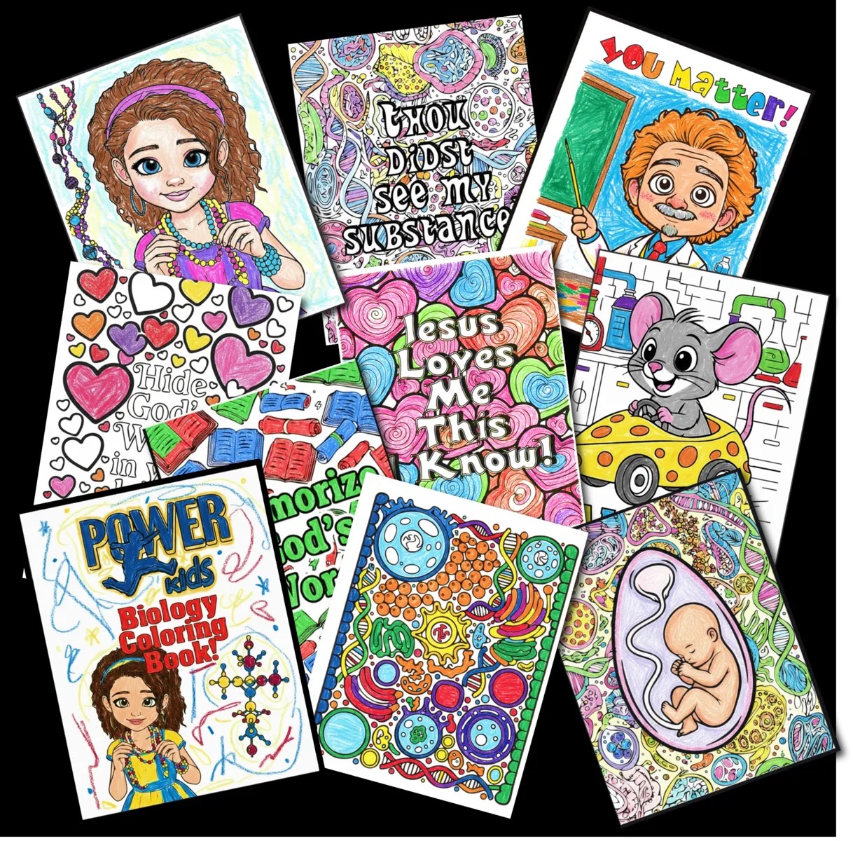 Biology Coloring Book Stage 1 86 Pages! – Image 6