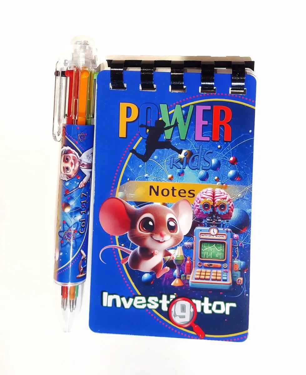 Biology 1 Atoms Flipbook Notebook and Matching Pen (Pack of 4) – Image 1