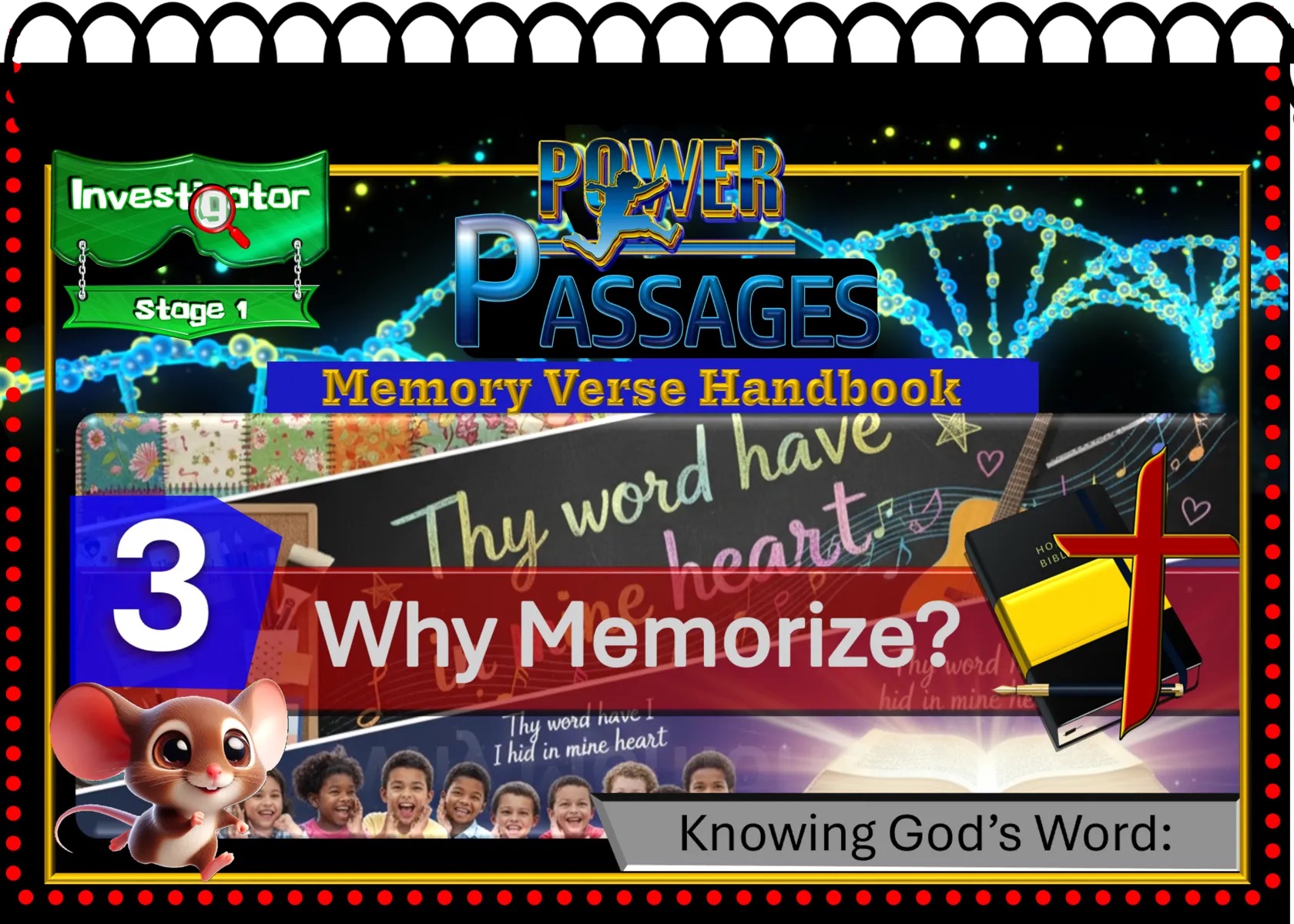 DNA I. POWER Pursuit Devotional Lesson Three Bible Booklet (Memory Verse Handbook) 25 Verses 50 Pages – Image 1