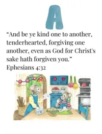 Jolley Tales ABC Bible Memory Verse Cards / PERSONAL HAND SIZE OR CLASSROOM SIZ – Image 3