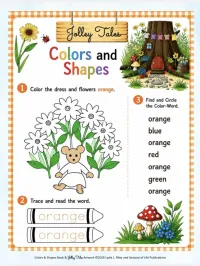 Jolley Tales Colors & Shapes Activity Workbook - DELUXE VERSION – Image 9
