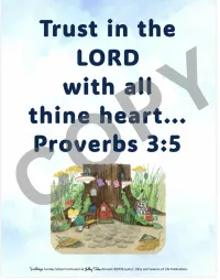 "Seedlings" Notebook -- Bible Curriculum -- QUARTER YEAR -- 64 Pages / 13 Lessons – Image 5