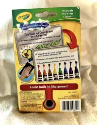 Dry Erase Crayons / 8 Vibrant Colors – Image 3