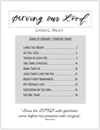 THE RILEY FAMILY “SERVING OUR LORD” ALBUM / MUSIC BOOK – Image 10