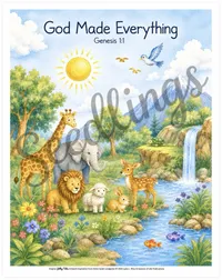 BIBLE STORY CARD VISUALS --BIBLE TRUTHS & STORIES -- PREMIUM FLASHCARDS, LAMINATED VISUALS, & HEIRLOOM WALL POSTERS – Image 3
