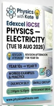 Edexcel iGCSE Physics — Electricity (Tue 18 Aug 2026) – Image 1