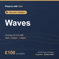AQA GCSE Physics — Waves (Thu 29 Oct 2026, AM) – Image 1