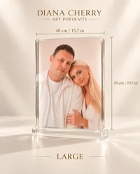 Large Acrylic Portrait – Image 1