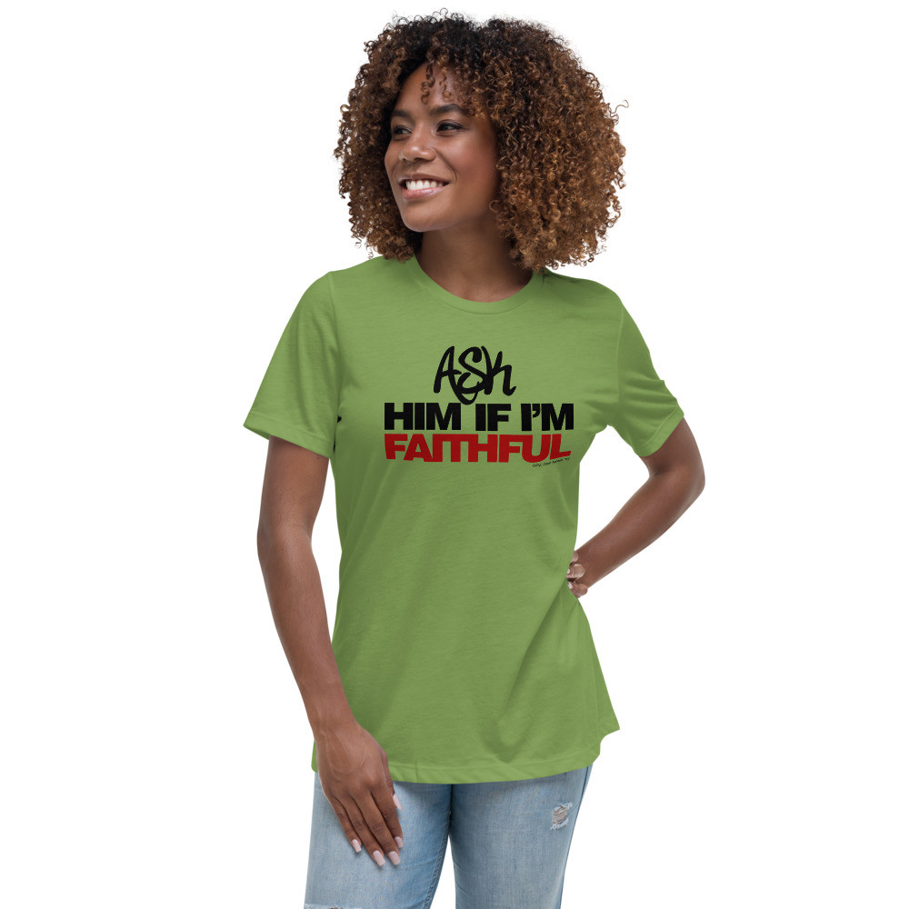 Faithful Woman - Ladies Relaxed T-Shirt – Image 1
