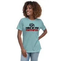 Faithful Woman - Ladies Relaxed T-Shirt – Image 2