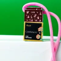 Pink Top Car Diffuser – Cute Hanging Car Air Freshener – Cashmere