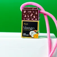 Pink Top Car Diffuser – Cute Hanging Car Air Freshener – Mango & Coconut Milk