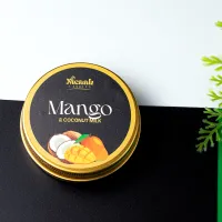 Mango & Coconut Milk 2 Oz Tin Candle – Tropical Mini Candle – Image 1