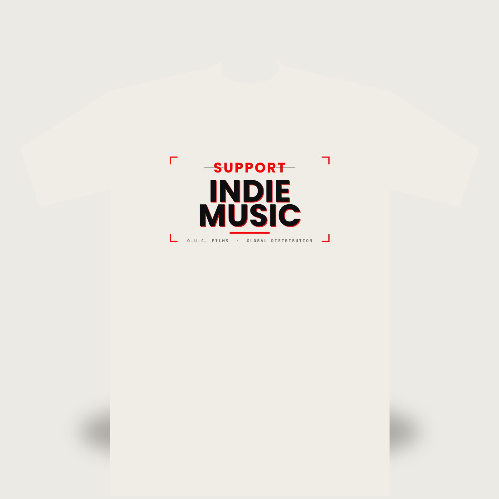 Support Indie Music Tee – S