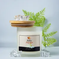 ABC Signature Scents Luxury Baby Powder Candle – 8 Oz – Image 1