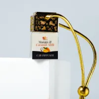 ABC Signature Scents Luxury Mango & Coconut Milk Car Diffuser – Gold