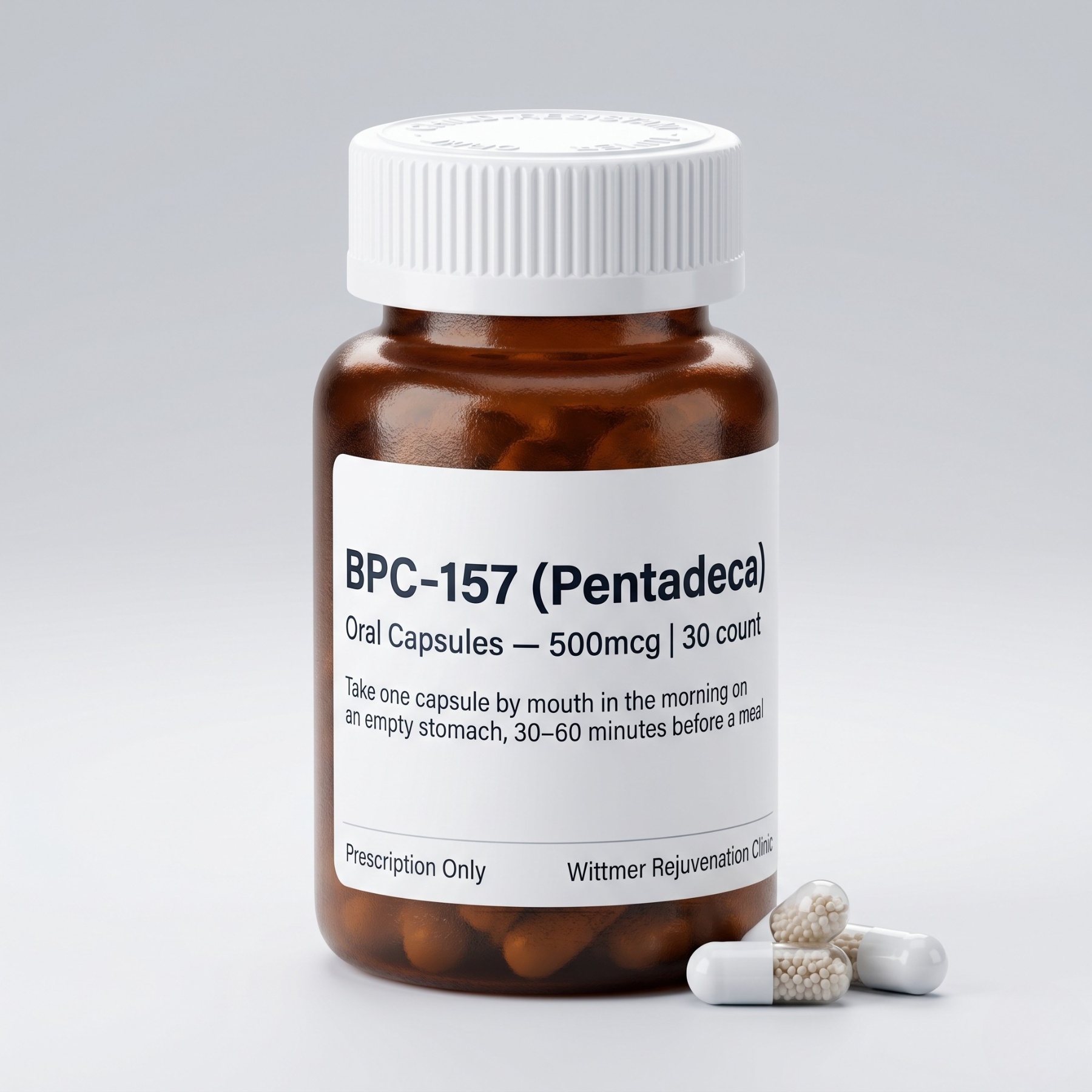 BPC-157 (Pentadeca) Capsules 500mcg 30ct – Image 1