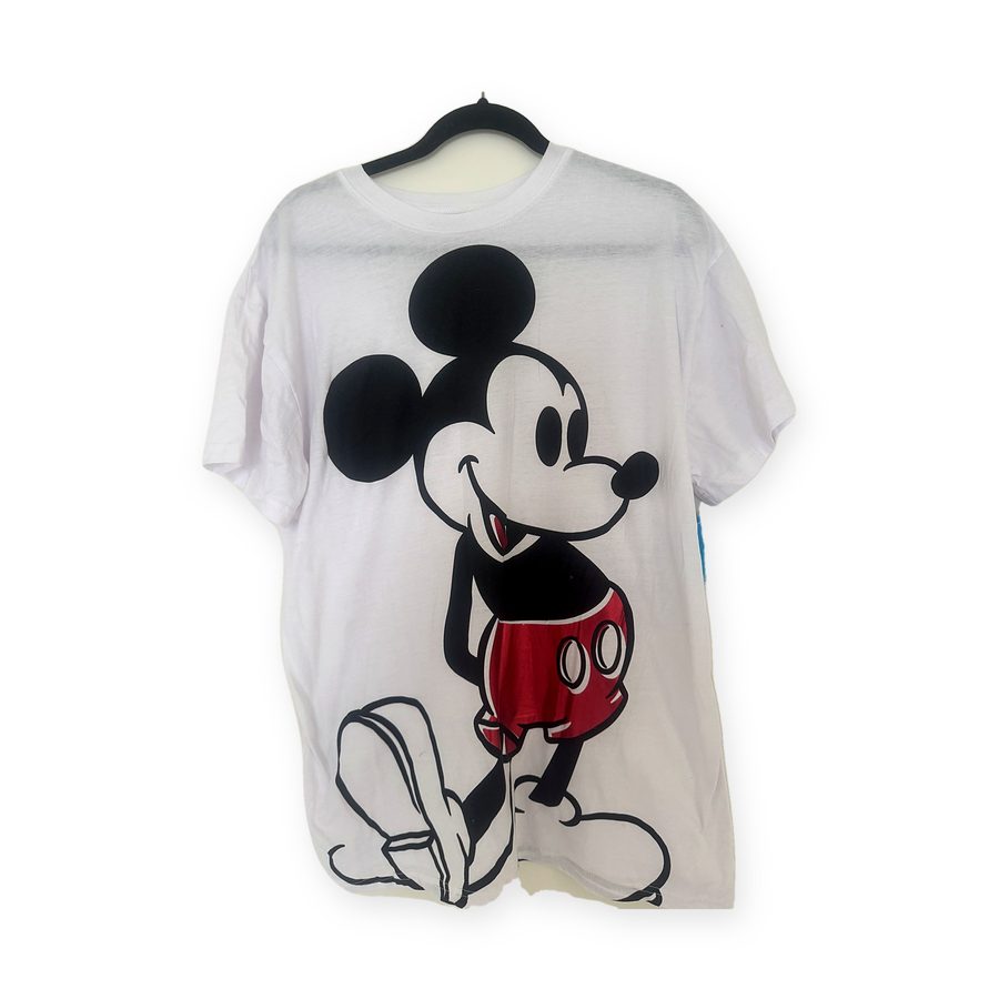 Playera Mickey clásica blanca – Image 1
