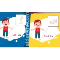 Ar&En الكتاب القماشي للرضع كبير جسم الإنسان – Image 3