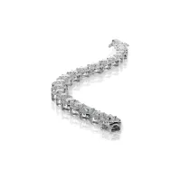 7.50 CTW Lab Grown Diamond Tennis Bracelet in 18K White Gold – Image 1