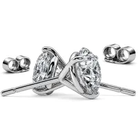 Copy of 2.00 Total Carat Martini Studs 18Kt White Gold – Image 1