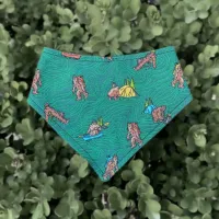 The Adventurer Sasquatch Dog Bandana with Snaps – Image 2