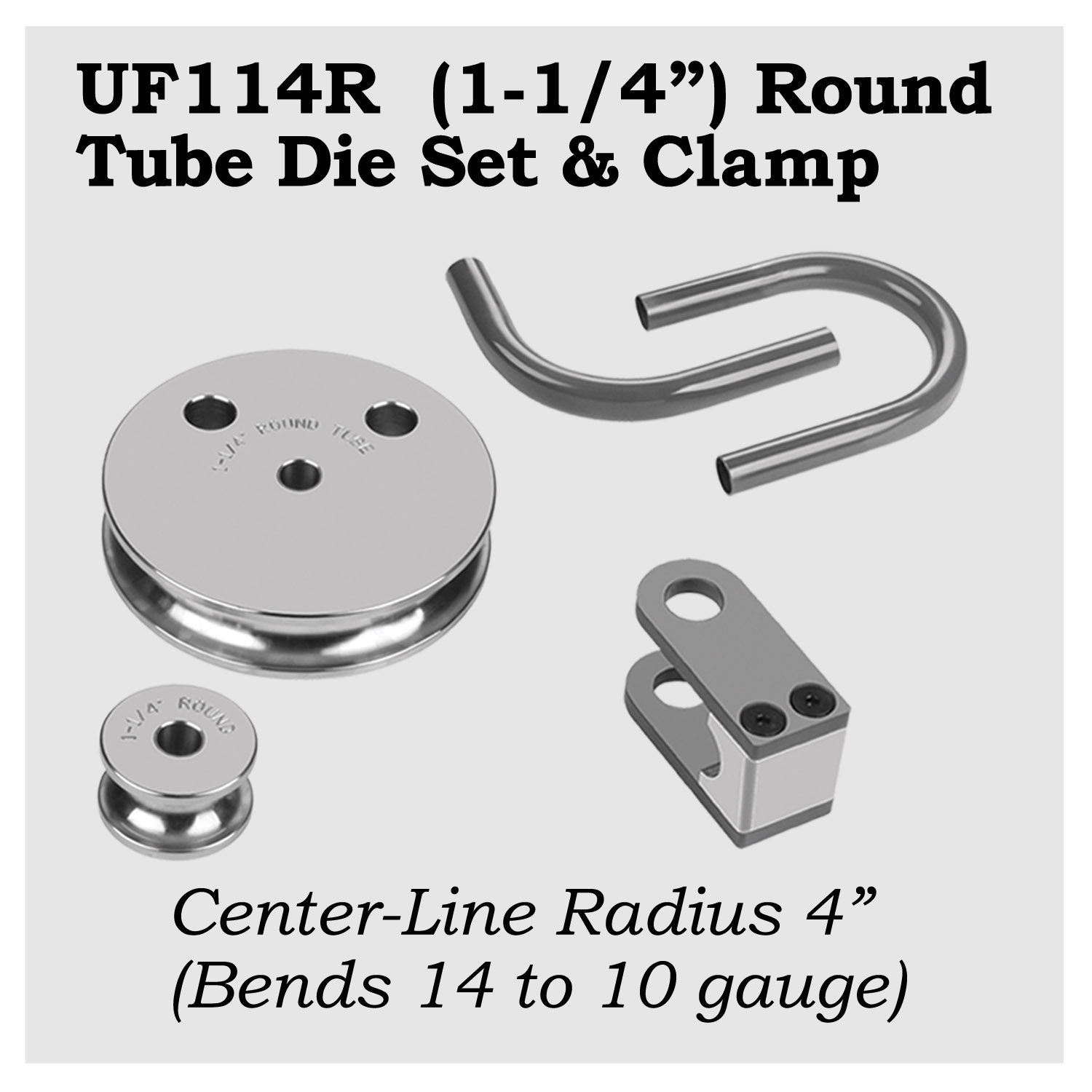 UF114R - 1-1/4" Round Tube Die – Image 1