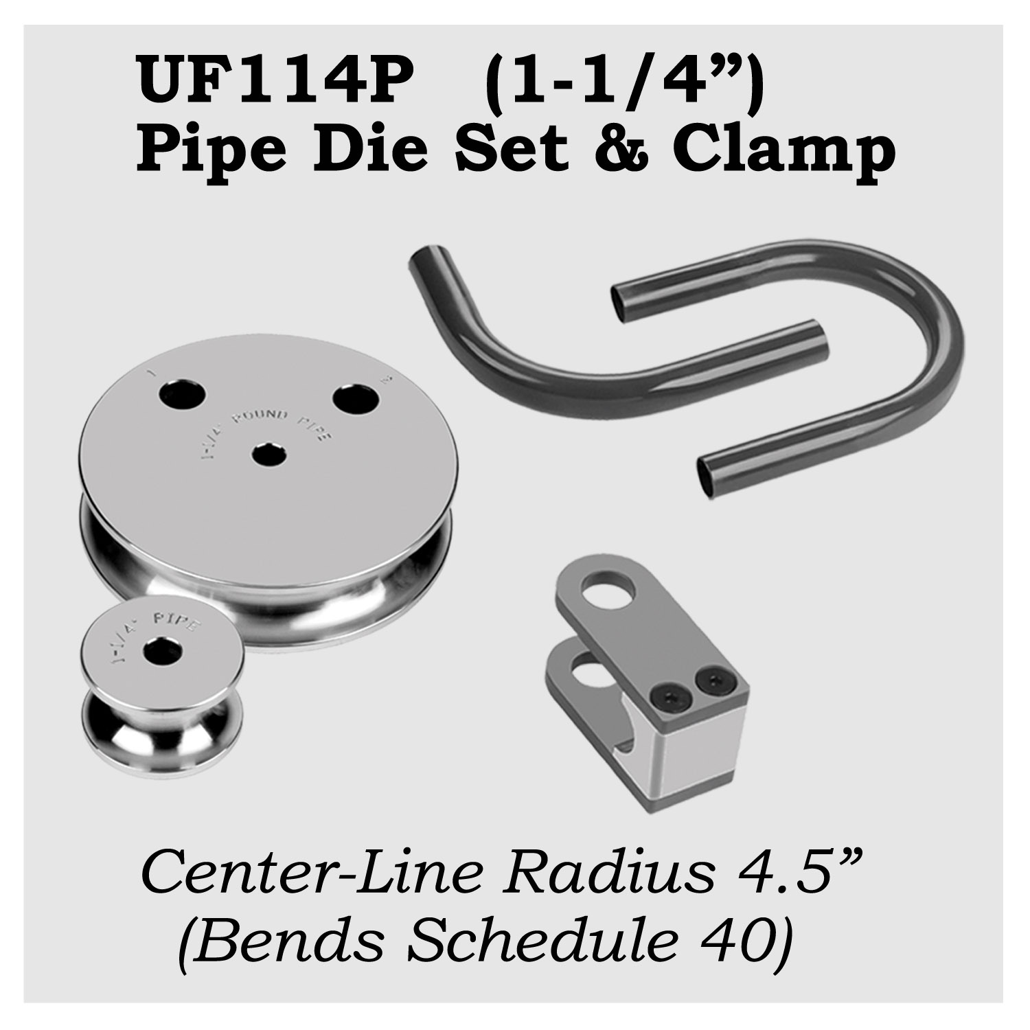 UF114P - 1-1/4" Pipe Die (Sch. 40) – Image 1