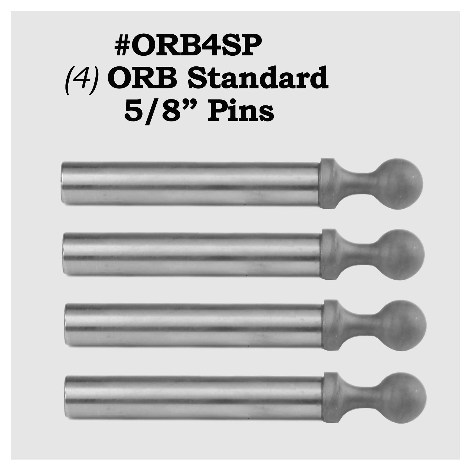 #ORB4SP - Set of 4 Standard Pins – Image 1