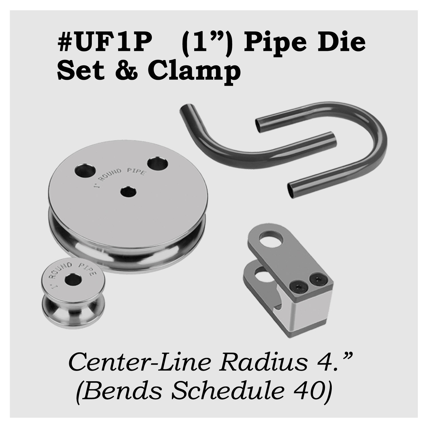 #UF1P - 1" Pipe Die (Sch. 40) – Image 1