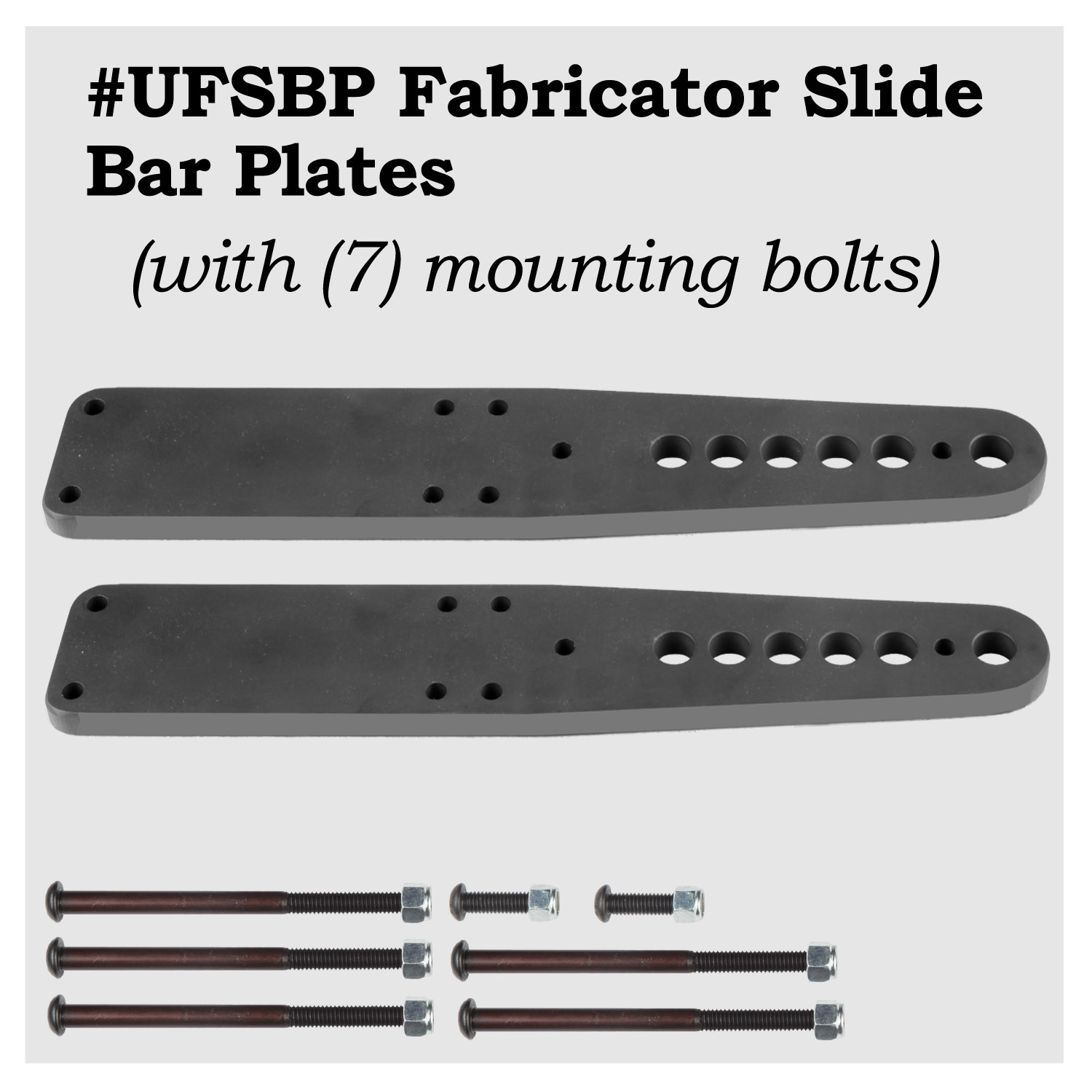 #UFSBP - Slide Bar Plates (Set of 2) – Image 1