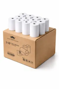 Papier Thermique 3-1/8" X 200' – Image 1