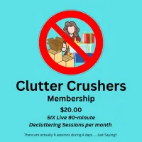 Clutter Crushers Club Membership – Image 1
