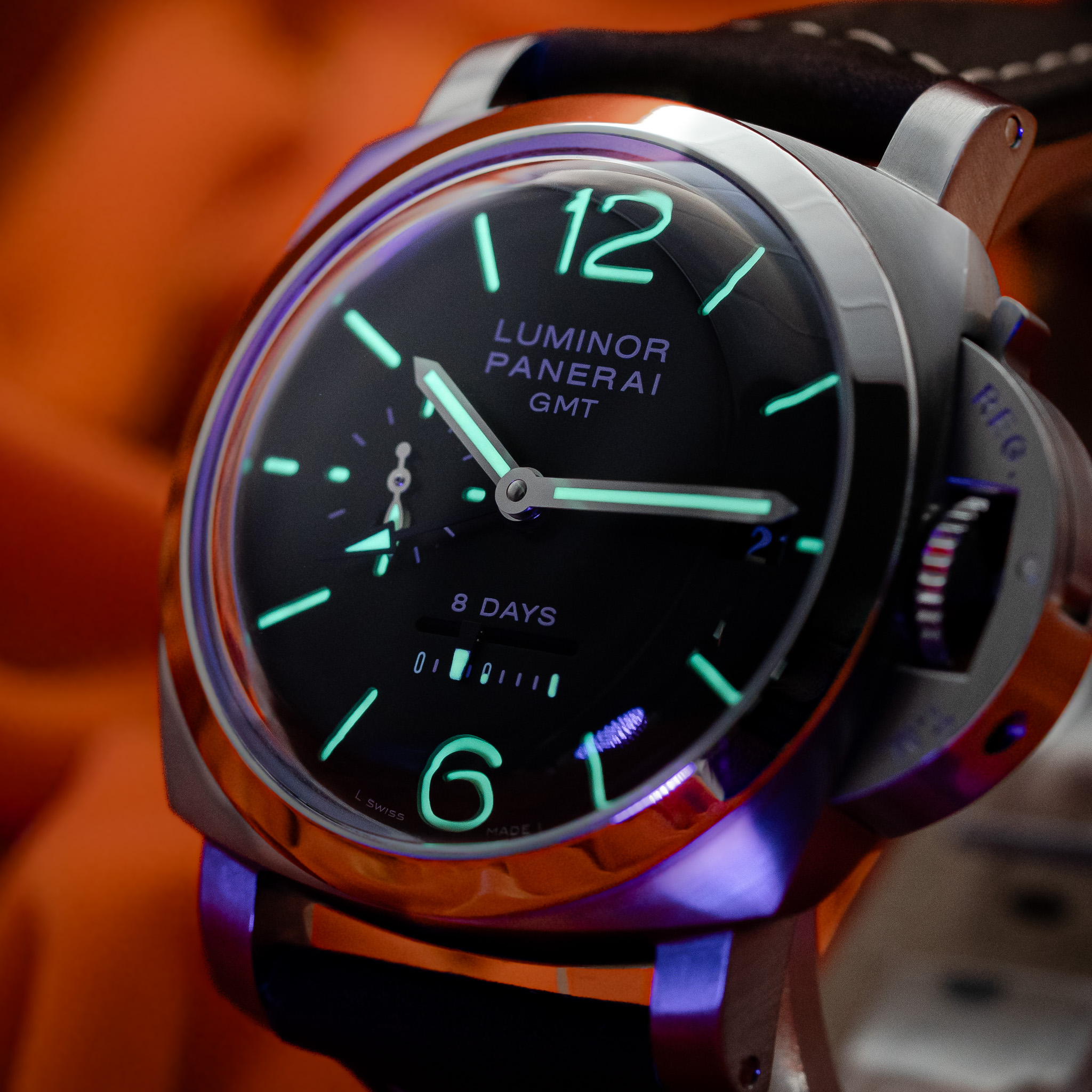 Panerai Luminor 8 Days GMT PAM00233 – Complete Set in Good Condition! – Image 16